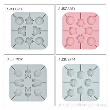 Acuan Lollipop Cecair Silicone